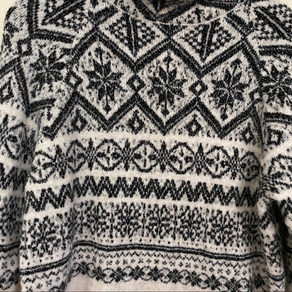 H&M Katy Perry Fair Isle Turtleneck Winter Christmas Sweater - Picture 4 of 7